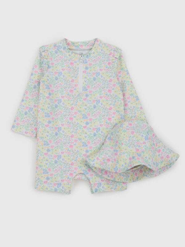 GAP Baby Swimsuit with Hat - Girls