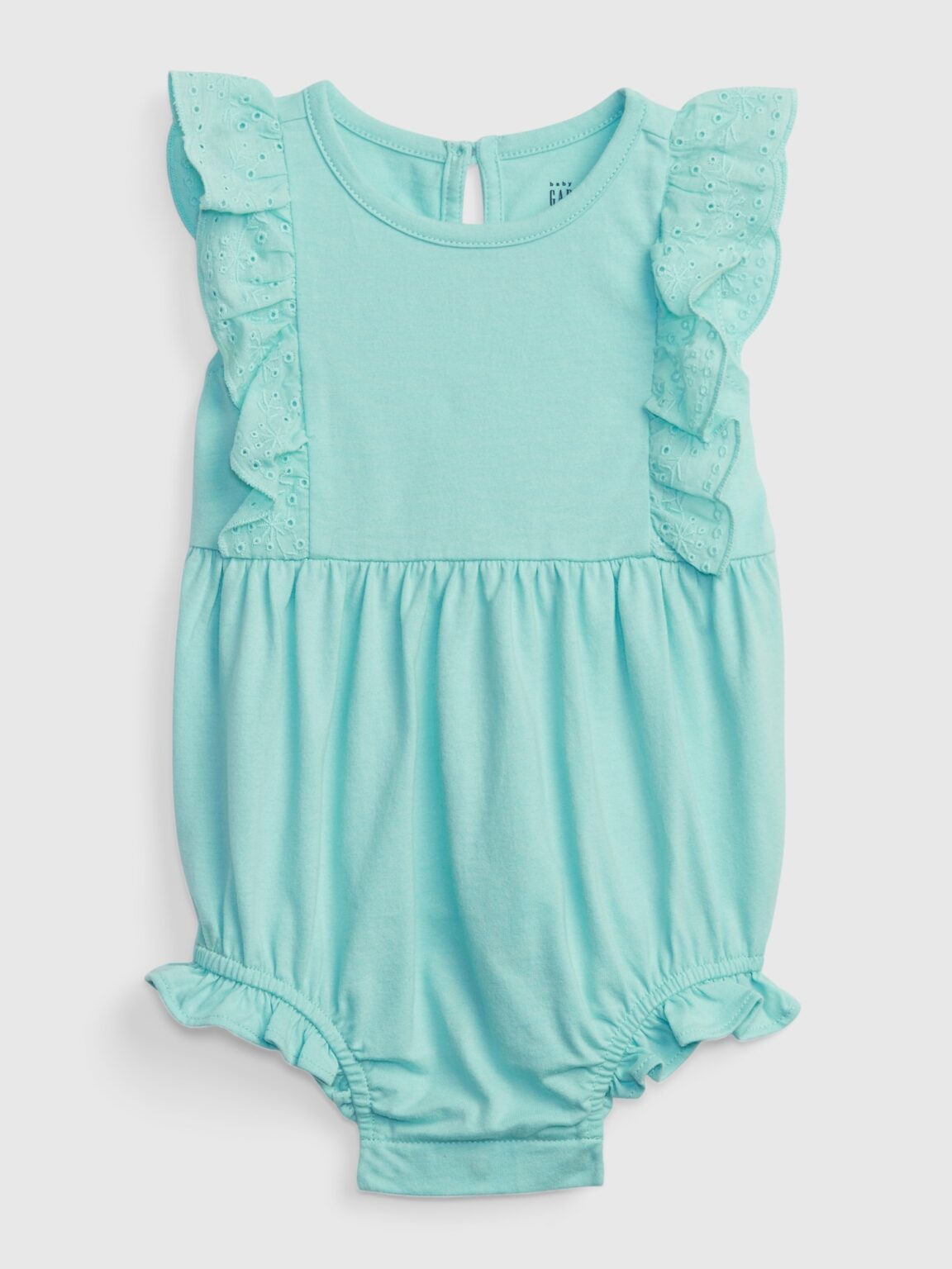 GAP Baby cotton bodysuit with ruffles - Girls