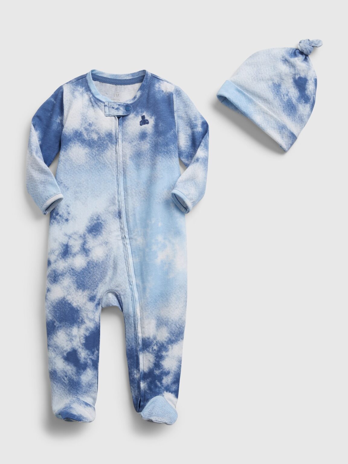 GAP Baby overal 100% biopamut első kedvenc nyakkendőfesték egyrészes