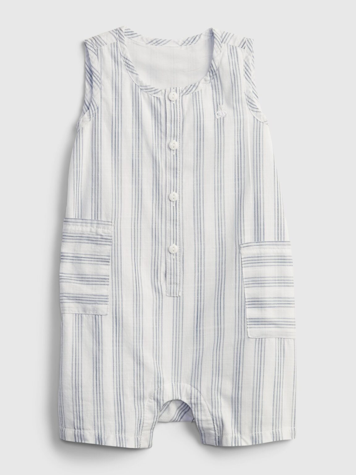 GAP Baby overal szőtt rövidnadrág öltönyök