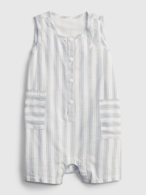 GAP Baby overal szőtt rövidnadrág öltönyök