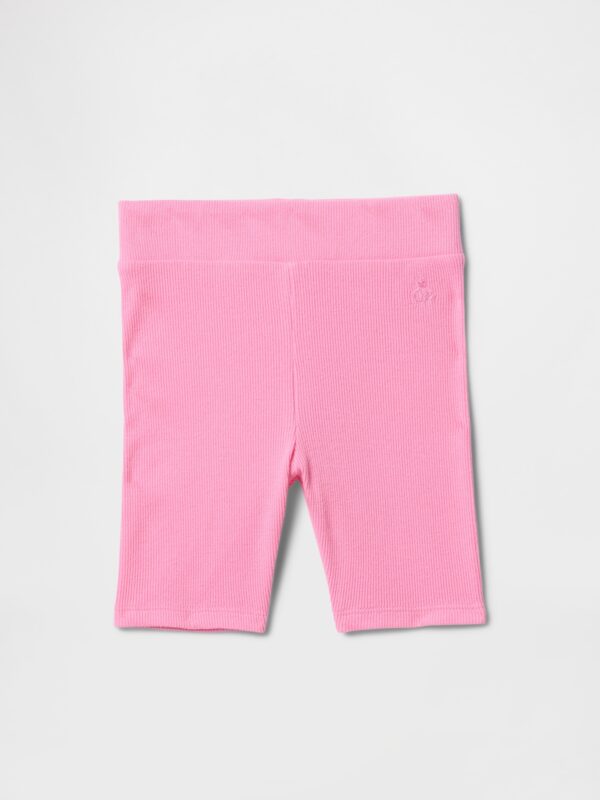 GAP Baby ribbed biker shorts - Girls