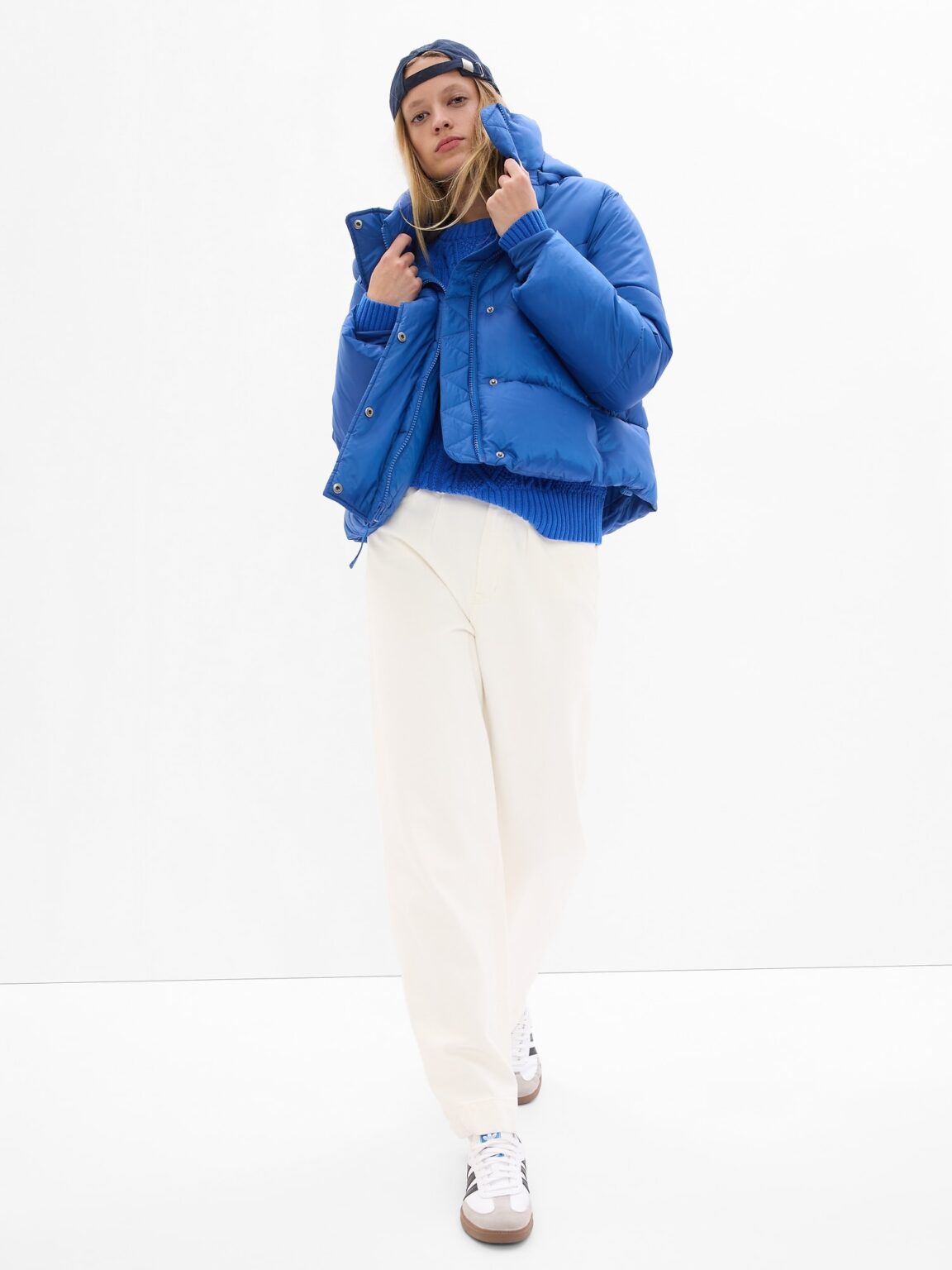 GAP Big Puff Crop Jacket - Women