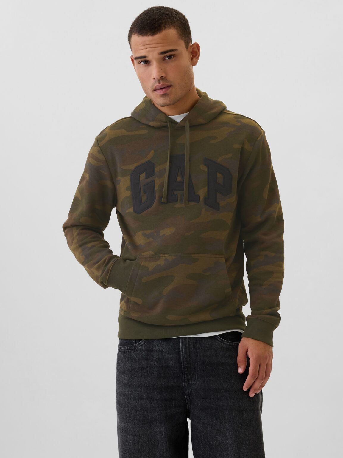 GAP Camouflage Sweatshirt with Logo - Men