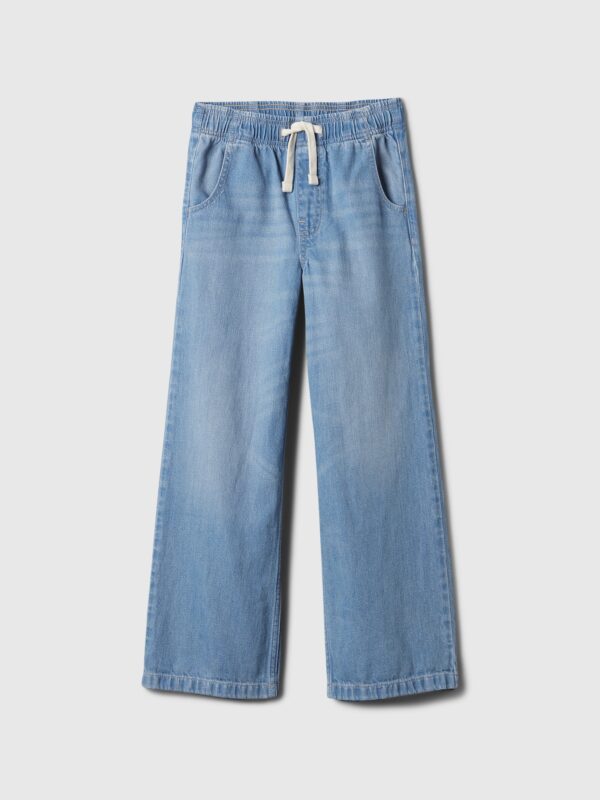 GAP Children's Jeans High Rise Wide-Leg - Girls