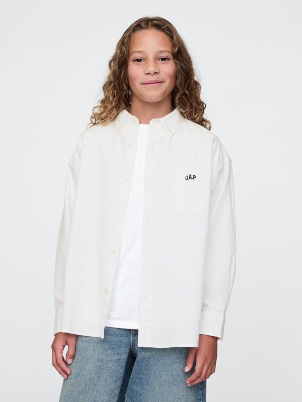 GAP Children's Oversize Oxford Shirt - Boys