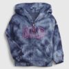 GAP Children's Sweatshirt Logo Tie-Dye Hoodie - Girls