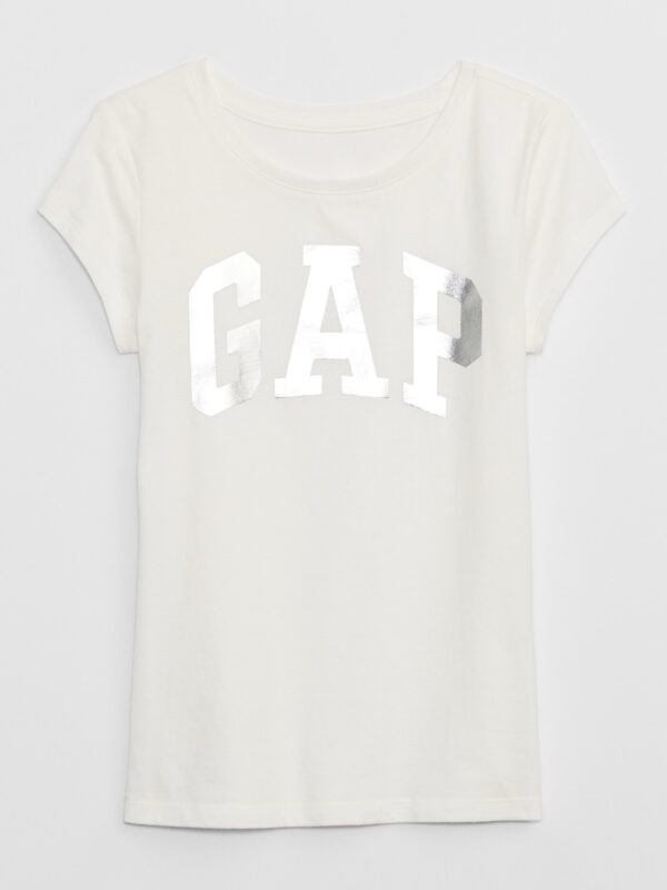 GAP Children's T-shirt with metallic logo - Girls