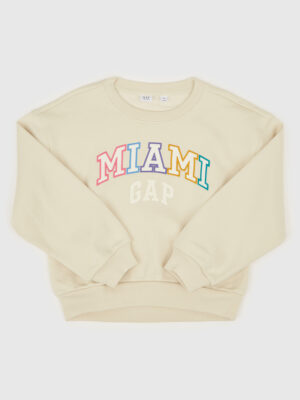 GAP Children's oversize sweatshirt with logo - Girls