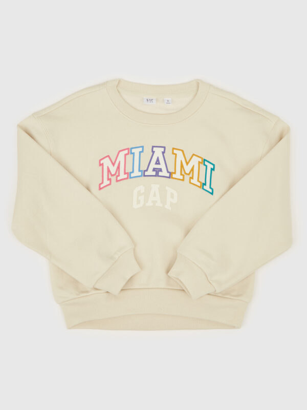 GAP Children's oversize sweatshirt with logo - Girls