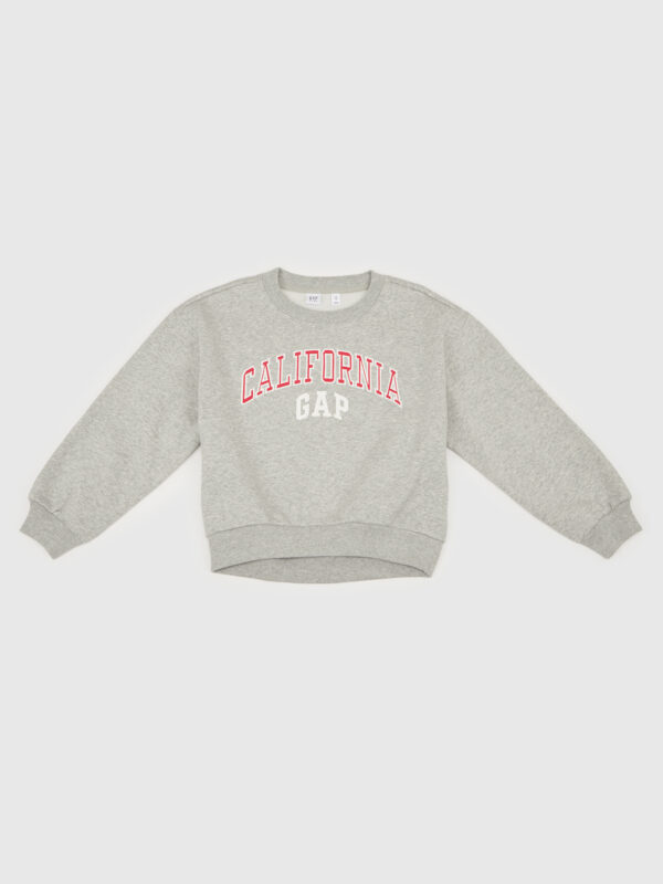 GAP Children's oversize sweatshirt with logo - Girls