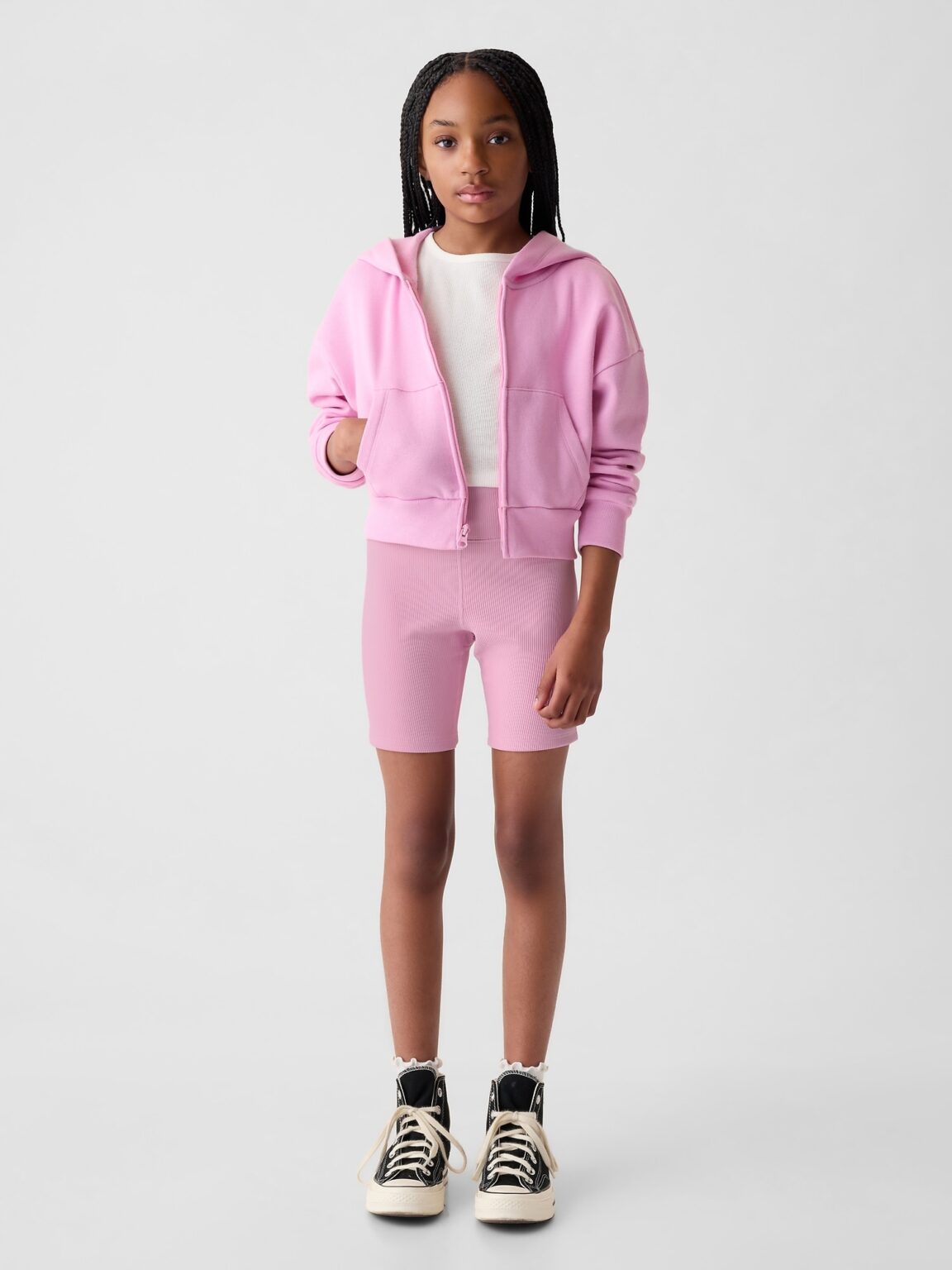 GAP Children's ribbed biker shorts - Girls