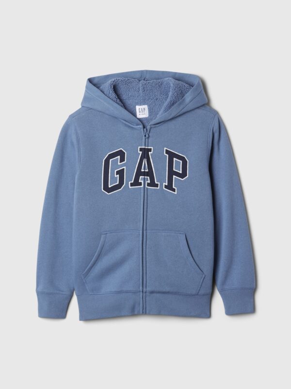 GAP Children's sherpa sweatshirt with logo - Boys