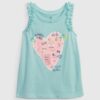 GAP Children's tank top with heart print - Girls