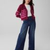 GAP Children's wide jeans wide High Rise - Girls