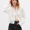 GAP Crop Lace Shirt - Women's