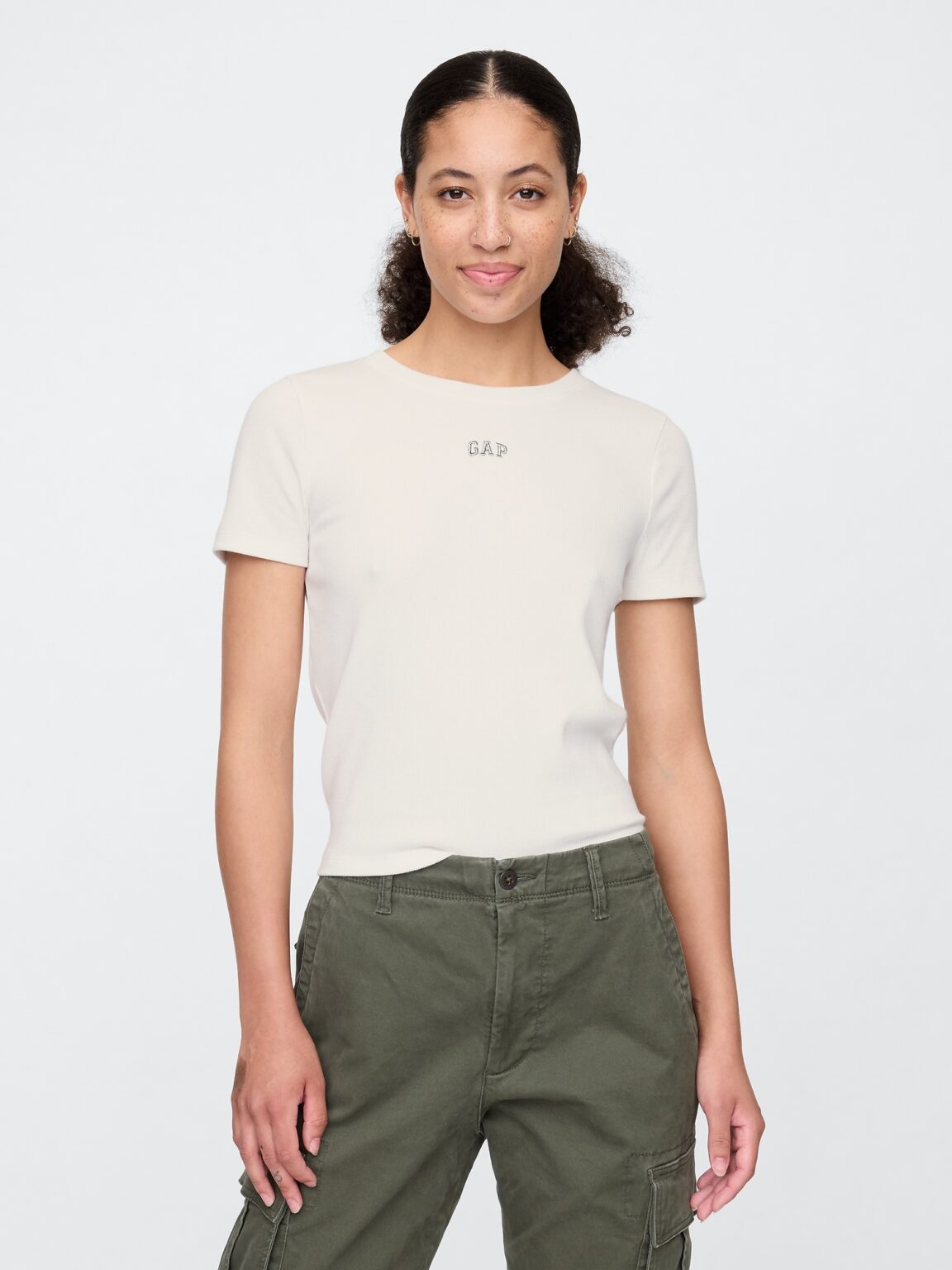 GAP Crop T-shirt with logo - Women's