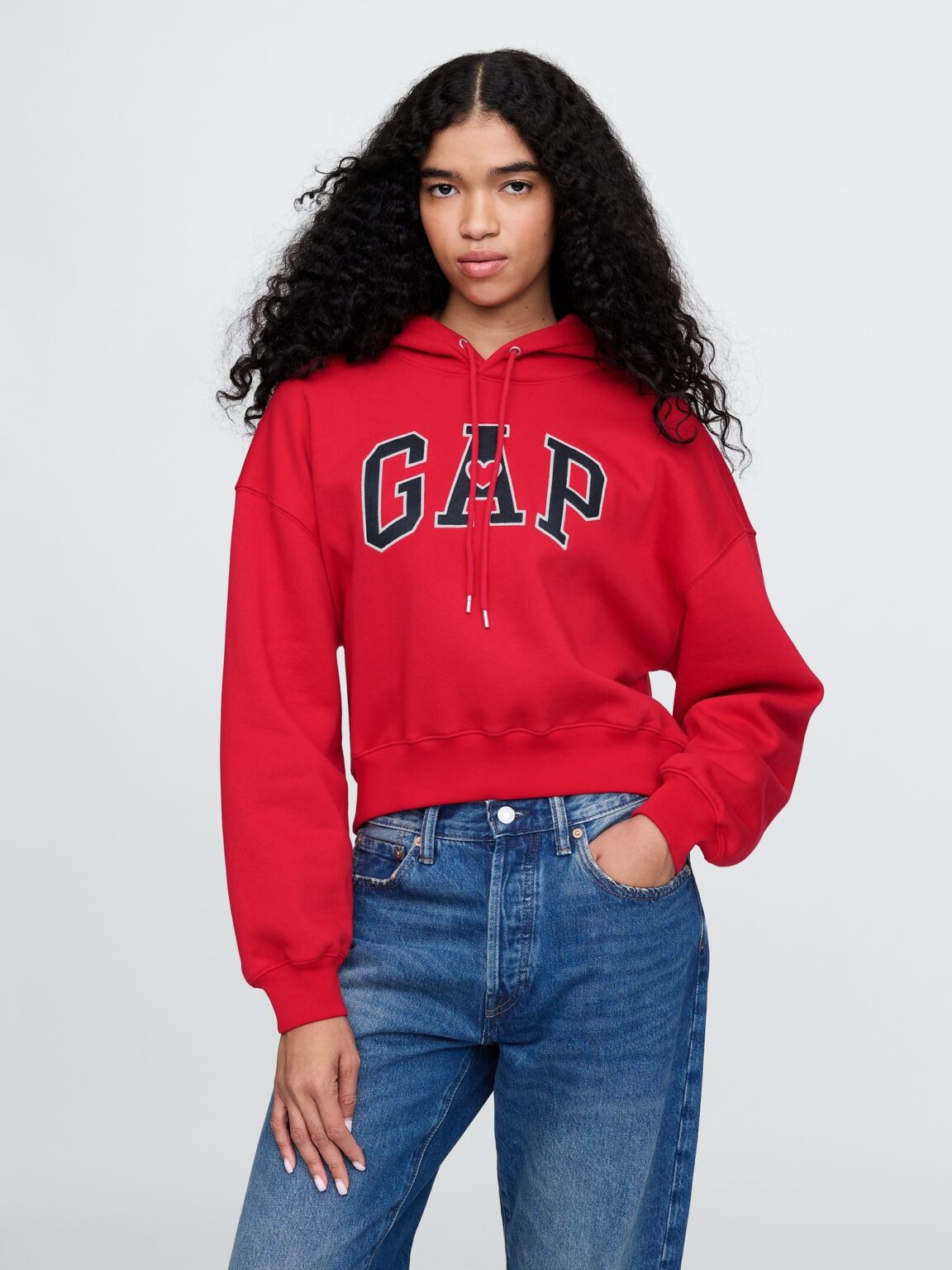 GAP Crop sweatshirt with logo - Women's