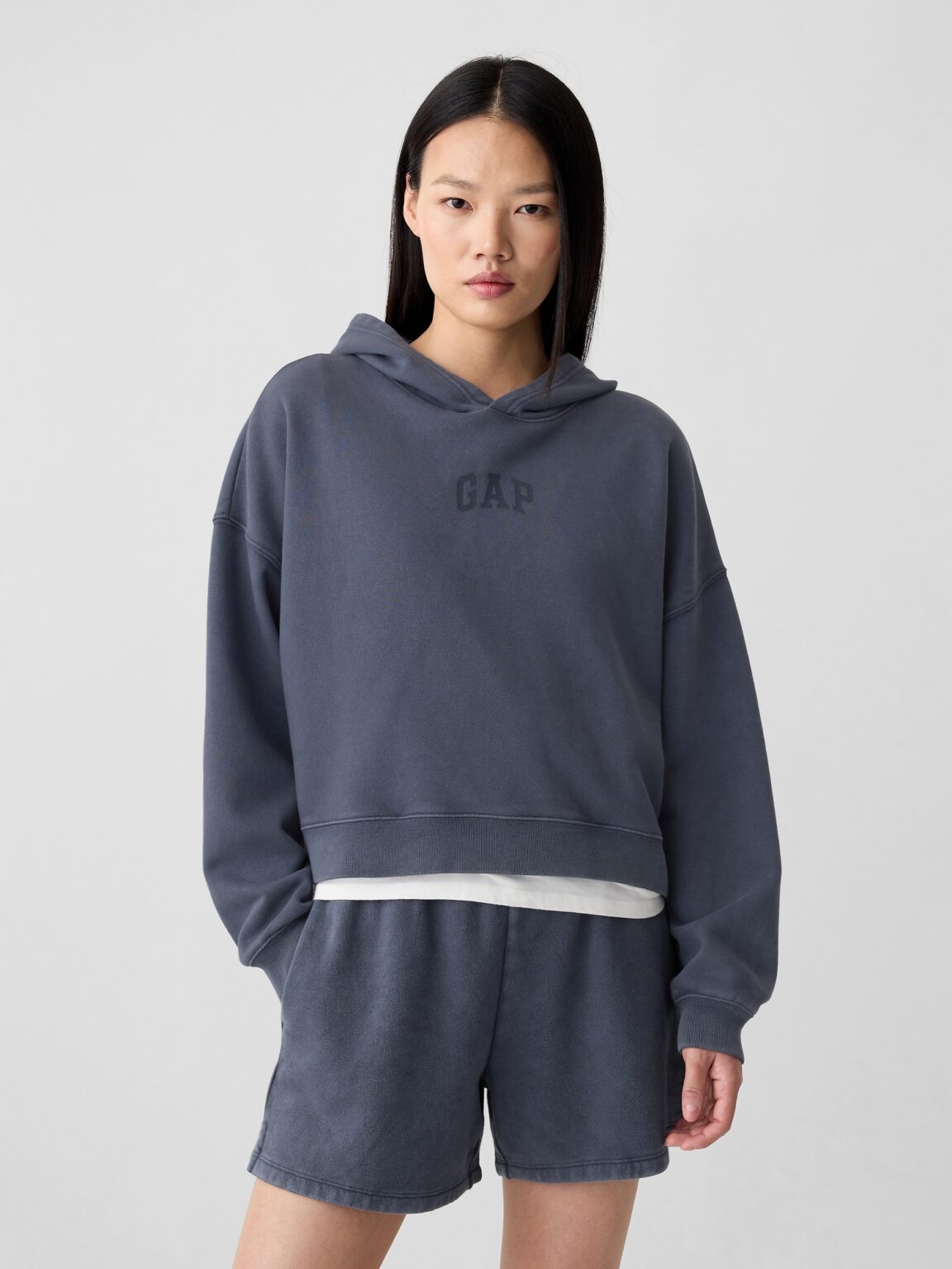 GAP Crop sweatshirt with logo - Women's