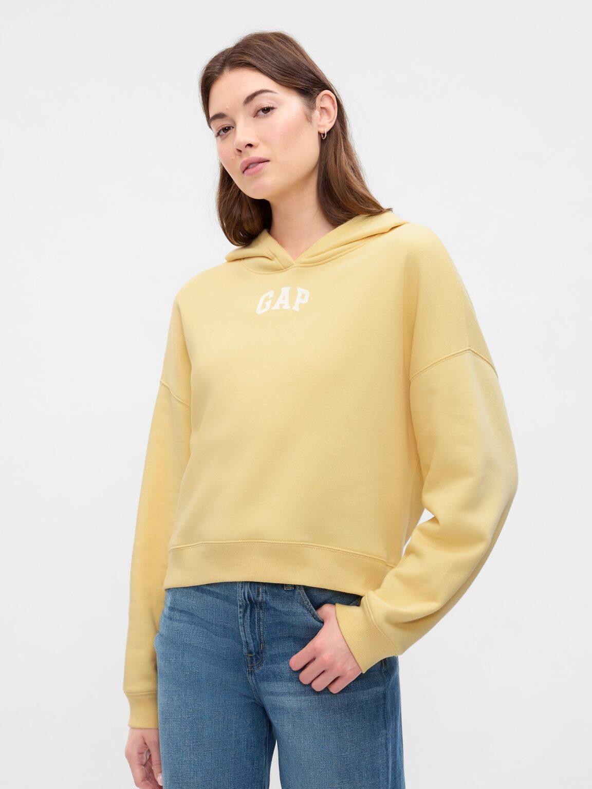 GAP Crop sweatshirt with logo - Women's