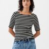 GAP Cropp T-Shirt with Neckline - Women