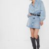 GAP Denim Shirt with Frill Washwell - Women