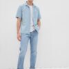 GAP Denim Short Sleeve Shirt - Men