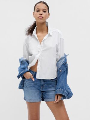 GAP Denim Shorts girlfriend mid rise - Women