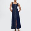 GAP Denim maxi dress UltraSoft - Women's