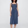 GAP Denim midi dress - Women's