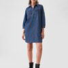 GAP Denim mini dress UltraSoft Utility - Women's