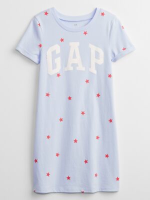 GAP Dětské šaty Logo póló ruha
