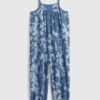GAP Dětský overal tie-festék farmer jumpsuit a Washwell