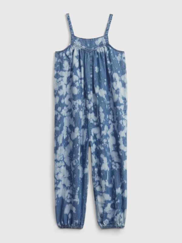 GAP Dětský overal tie-festék farmer jumpsuit a Washwell