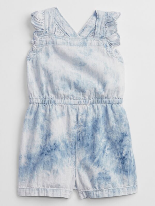 GAP Dětský overal tie-festék farmer romper