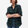 GAP Flannel Plaid Shirt - Women