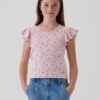 GAP Floral ribbed T-shirt - Girls