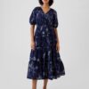 GAP Floral shirt maxi dress - Women's