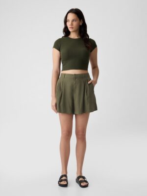 GAP High Rise Linen Shorts - Women's