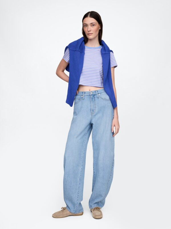 GAP Jeans High Rise Barrel UltraSoft - Women's