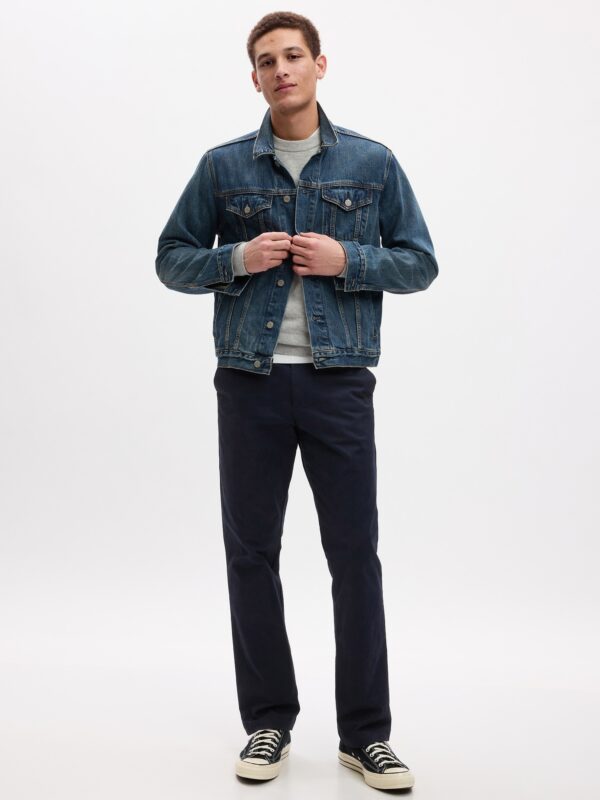 GAP Kalhoty modern khakis egyenes illeszkedésben Flex