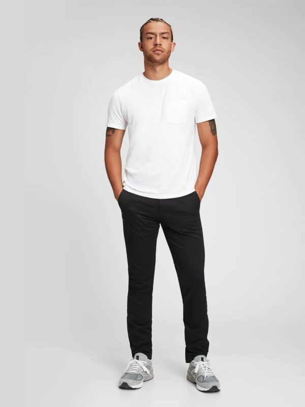 GAP Kalhoty modern khakis vékony illeszkedik Flex