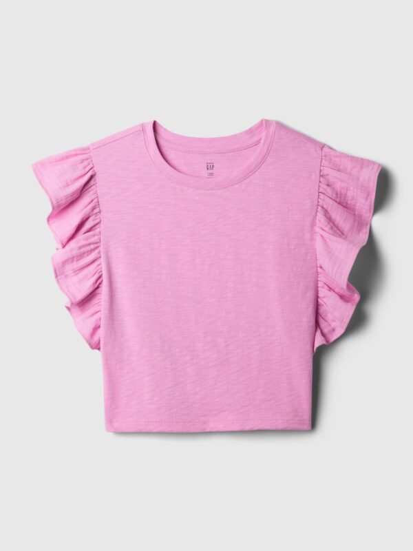 GAP Kids' Crop Top with Ruffles - Girls