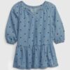 GAP Kids Denim Dress with polka dots - Girls