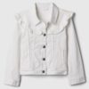 GAP Kids' Denim Jacket with Ruffles - Girls