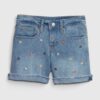 GAP Kids Denim Midi Shorts Washwell - Girls
