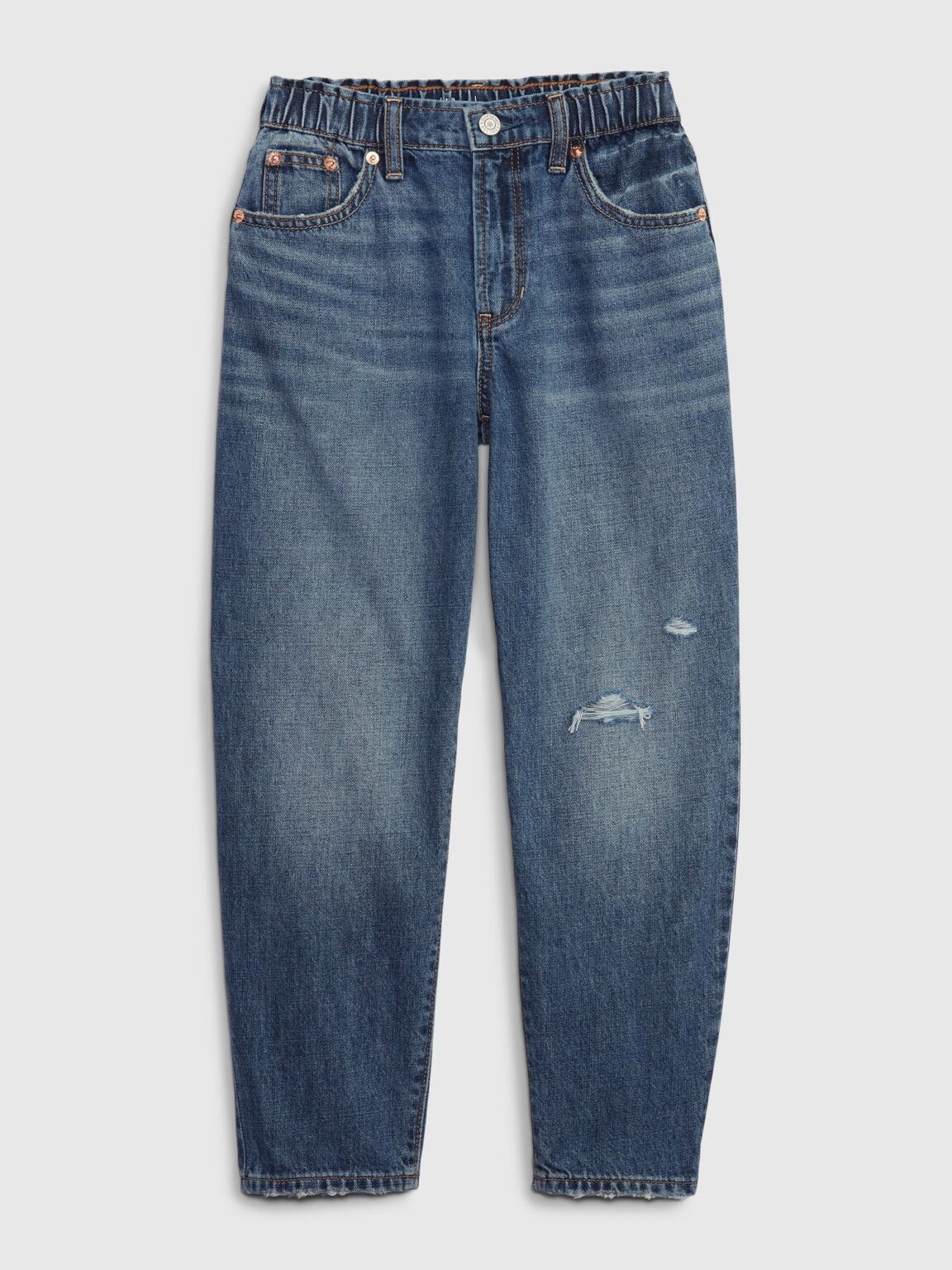 GAP Kids Jeans high rise barrel Washwell - Girls
