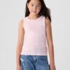 GAP Kids' Ribbed Tank Top - Girls
