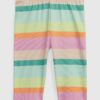 GAP Kids Striped Organic Capri Leggings - Girls