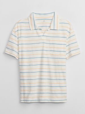 GAP Kids Striped Polo T-shirt - Boys
